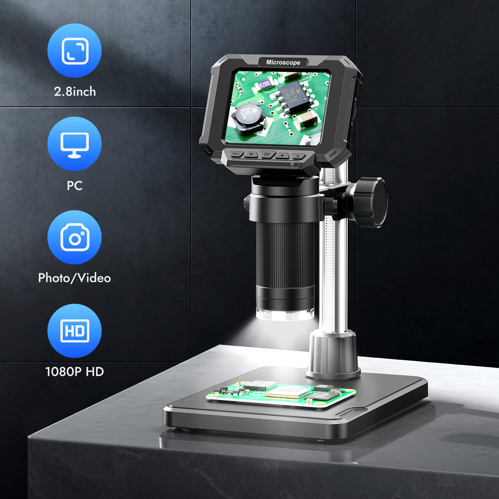 Power Tools Windows - Microscopio Digitale per Monete da 2,8