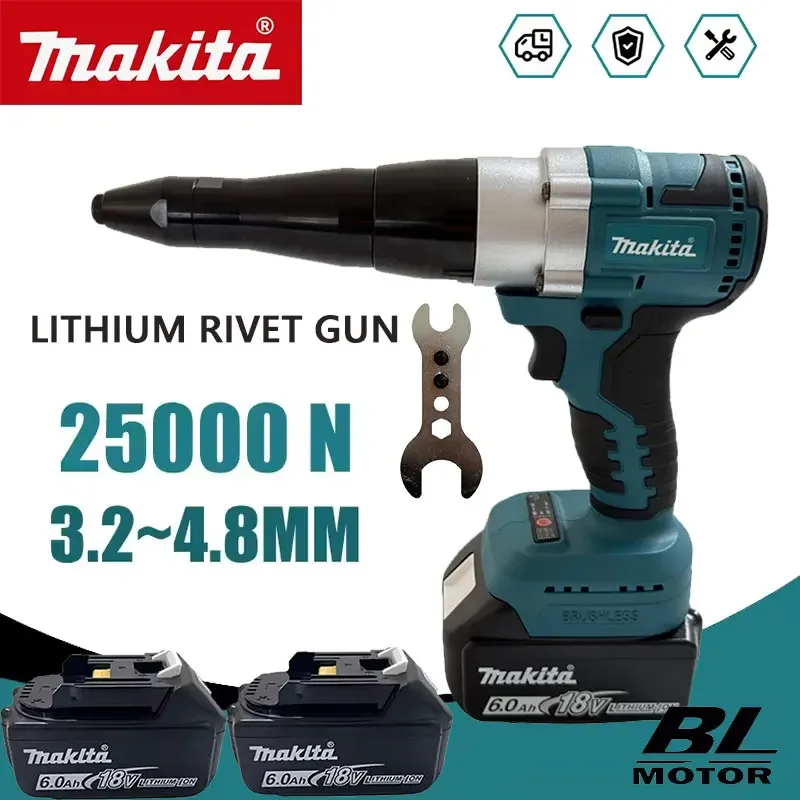 Power Tools Router - Makita 25000N Pistola Rivettatrice Elettrica Brushless