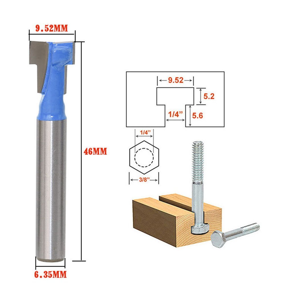 A11I 1/4 pollici Gambo T-Slot  - Power Tools Router recensione e prezzo